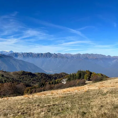 펜션 Mid Of Nature ' Bella Vista Maggiore Mit Traumhaften Seeblick, Terrasse Und Grossen Garten 기파