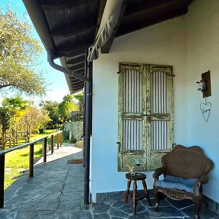 بيت للعطل Mid Of Nature ' Bella Vista Maggiore Mit Traumhaften Seeblick, Terrasse Und Grossen Garten غيفّا