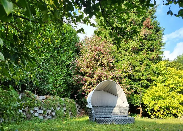 Mid Of Nature ' Bella Vista Maggiore Mit Traumhaften Seeblick, Terrasse Und Grossen Garten Dom wakacyjny *