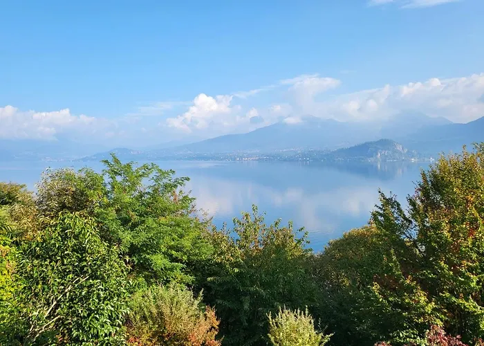 Mid Of Nature ' Bella Vista Maggiore Mit Traumhaften Seeblick, Terrasse Und Grossen Garten Dom wakacyjny Ghiffa