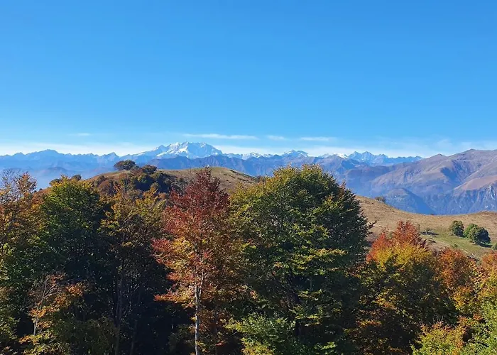 Dom wakacyjny Mid Of Nature ' Bella Vista Maggiore Mit Traumhaften Seeblick, Terrasse Und Grossen Garten